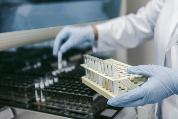 Lab worker