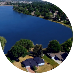 Artist rendention of the Our admin building on Maple Grove Reservoir enhancement project