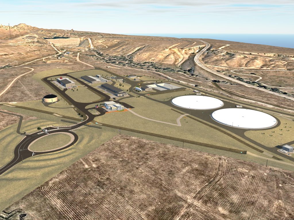 Denver Water Treatment Plant rendering