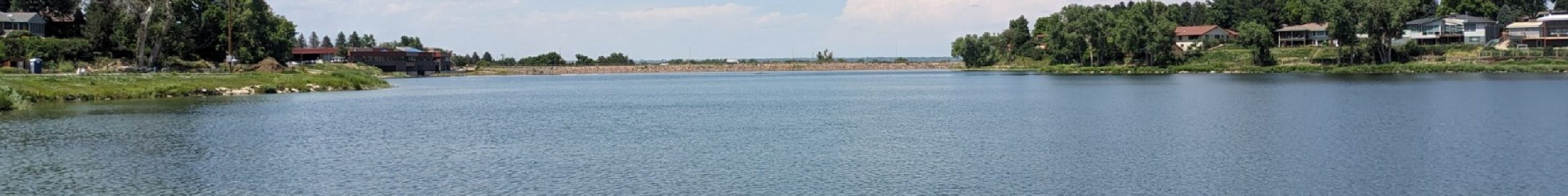 Maple Grove Reservoir looking north